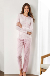 PIGIAMA DONNA M/L GP5123 Tellini S.R.L. Veleprodajna odjeća