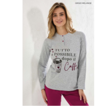 PIGIAMA DONNA M/L GP6073 Tellini S.r.l. Ingrosso Abbigliamento