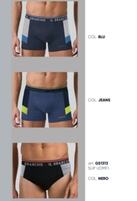 TRIS SLIP UOMO GS1313 Tellini S.r.l. Ingrosso Abbigliamento