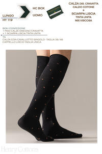 CALZINO LUNGO+SCIARPA UOMO HY119 Tellini S.R.L. Velkoobchodní oblečení