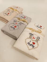 COMPLETO SPUGNA RICAMO 1+1 Tellini S.r.l. Ingrosso Abbigliamento
