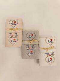 COMPLETO SPUGNA RICAMO 1+1 Tellini S.r.l. Ingrosso Abbigliamento
