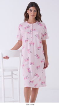 WOMEN'S NIGHTGOWN M/S KE0009 Tellini S.r.l. Wholesale Clothing