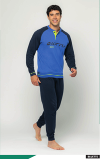 PIGIAMA UOMO M/L LP1172 Tellini S.r.l. Ingrosso Abbigliamento