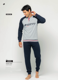 PIGIAMA UOMO M/L LP1172 Tellini S.r.l. Ingrosso Abbigliamento