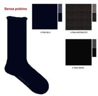 CALZINO CORTO UOMO 0354 NEVER Tellini S.r.l. Wholesale Clothing