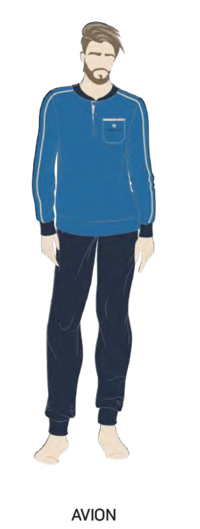 PIGIAMA SERAFINO UOMO M/L NPA800 Tellini S.R.L. Χονδρική ενδυμασία