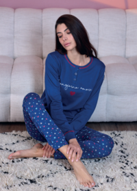 PIGIAMA SERAFINO DONNA  M/L OD466 Tellini S.R.L. Veleprodajna odjeća