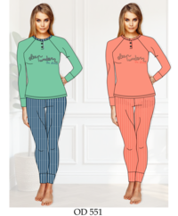 PIGIAMA DONNA M/L OD551 Tellini S.R.L. Veleprodajna odjeća