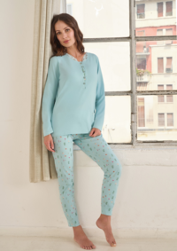 PIGIAMA DONNA M/L OD562 Tellini S.r.l. Wholesale Clothing