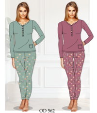 PIGIAMA DONNA M/L OD562 Tellini S.r.l. Wholesale Clothing