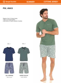 PIGIAMA SERAFINO UOMO M/M PGI45 A13/B13 Tellini S.r.l. Ingrosso Abbigliamento