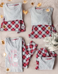 PIGIAMA BAMBINO/BAMBINA M/L EPB04 NATALE Tellini S.r.l. Ingrosso Abbigliamento