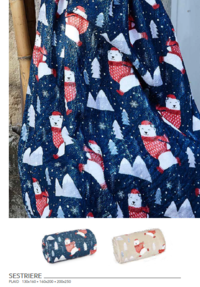 COPERTA SESTRIERE 160X200 Tellini S.r.l. Ingrosso Abbigliamento