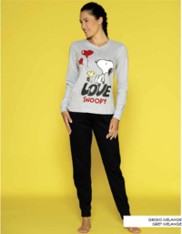 PIGIAMA DONNA M/L SND2656 Tellini S.r.l. Wholesale Clothing