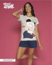 PIGIAMA DONNA M/M SPD2648 Tellini S.r.l. Ingrosso Abbigliamento