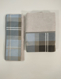 COMPLETO ASCIUGAMANO BA204701ERMES 1+1 Tellini S.r.l. Ingrosso Abbigliamento