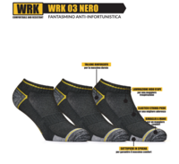 TRIS CALZINO UOMO WRK-03 WORK Tellini S.r.l. Ingrosso Abbigliamento