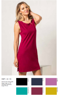 CAMICIA NOTTE DONNA S/L CI27 Tellini S.R.L. Χονδρική ενδυμασία