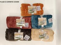 COPERTA 2P FLANEL RICAMATO 200X240 Tellini S.r.l. Ingrosso Abbigliamento