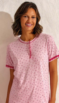 CAMICIA NOTTE DONNA M/M EP5311 Tellini S.r.l. Ingrosso Abbigliamento