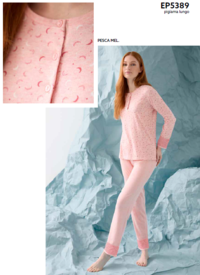 PIGIAMA DONNA M/L EP5389 Tellini S.R.L. Velkoobchodní oblečení