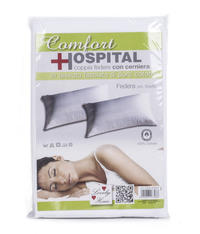PAIR OF HOSPITAL PILLOWCASE C/ZIP 050034 Tellini S.r.l. Wholesale Clothing