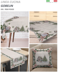 NATALE FEDERA C/ZIP GOBELIN FEDERA40 45X45 Tellini S.R.L. Velkoobchodní oblečení