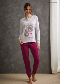 PIGIAMA DONNA M/L GP6099 Tellini S.r.l. Ingrosso Abbigliamento
