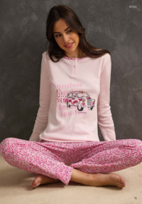PIGIAMA DONNA M/L GP6100 Tellini S.r.l. Wholesale Clothing