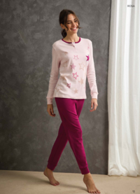 PIGIAMA DONNA M/L GP6101 Tellini S.r.l. Ingrosso Abbigliamento