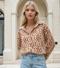 WOMEN'S SHIRT M/L P66033/FL Tellini S.r.l. Wholesale Clothing