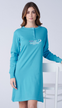 CAMICIA NOTTE DONNA M/L KF9059 Tellini S.r.l. Wholesale Clothing