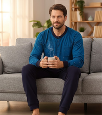 PIGIAMA SERAFINO UOMO M/L NPA090 Tellini S.R.L. Χονδρική ενδυμασία