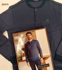 MEN'S SERAFINO PAJAMAS M/L NPA138 Tellini S.r.l. Wholesale Clothing