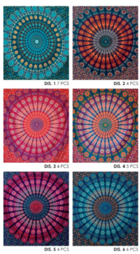 TELO MARE BATIK D'ORIENTE PLAGE ASS6 210X240 Tellini S.r.l. Wholesale Clothing