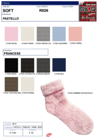 CALZINO DONNA R026 SOFT Tellini S.r.l. Ingrosso Abbigliamento