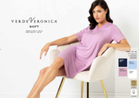 WOMEN'S NIGHTGOWN M/S UN28 Tellini S.r.l. Wholesale Clothing