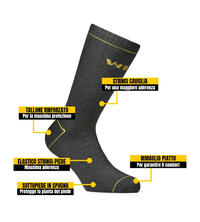 TRIO MEN'S SOCKS WRK-06 WORK Tellini S.r.l. Wholesale Clothing