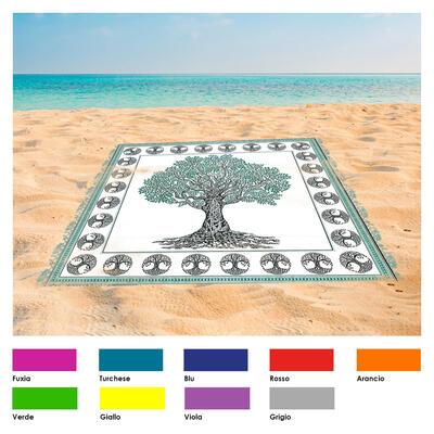 ORIENTAL BATIK BEACH TOWEL37/1237875 210X240 Tellini S.r.l. Wholesale Clothing