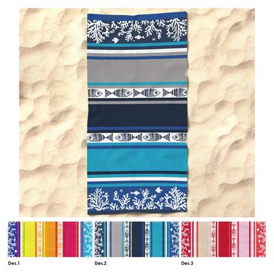 BEACH TOWEL MALTA12967 90X165 Tellini S.r.l. Wholesale Clothing
