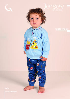PIGIAMA NEONATO M/L 1102 Tellini S.r.l. Wholesale Clothing