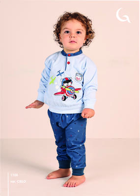 PIGIAMA NEONATO M/L 1105 Tellini S.R.L. Velkoobchodní oblečení