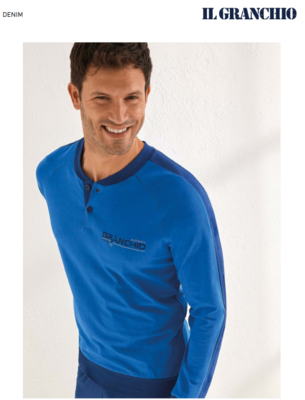 PIGIAMA CONFORMATO UOMO M/L GP1111C Ingrosso Pigiami uomo Tellini S.r.l.