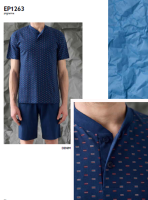 MEN'S PAJAMAS S/M EP1263 Tellini S.r.l. Wholesale Clothing