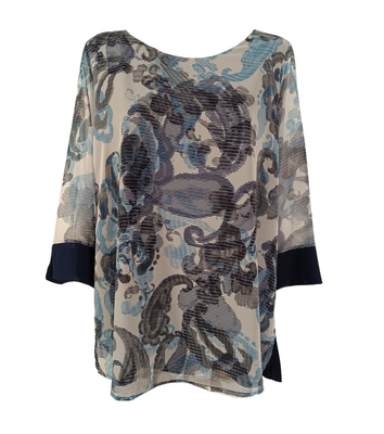 WOMEN'S SHAPED SWEATER 3/4M 13/2698 Tellini S.r.l. Wholesale Clothing