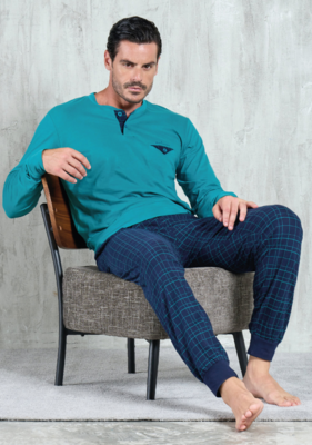 PIGIAMA SERAFINO UOMO M/L 141803 Ingrosso Intimo Tellini S.r.l.