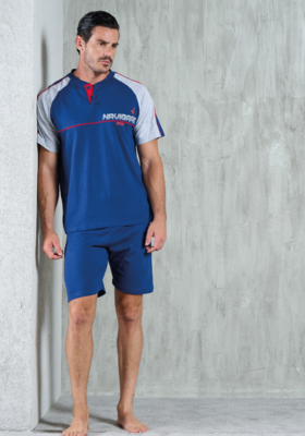 PIGIAMA SERAFINO UOMO M/M 141823 Tellini S.r.l. Wholesale Clothing