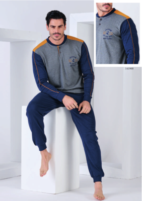 PIGIAMA SERAFINO UOMO M/L 141900 Tellini S.r.l. Ingrosso Abbigliamento