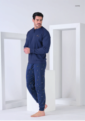 PIGIAMA SERAFINO UOMO M/L 141956 Ingrosso Pigiami uomo Tellini S.r.l.